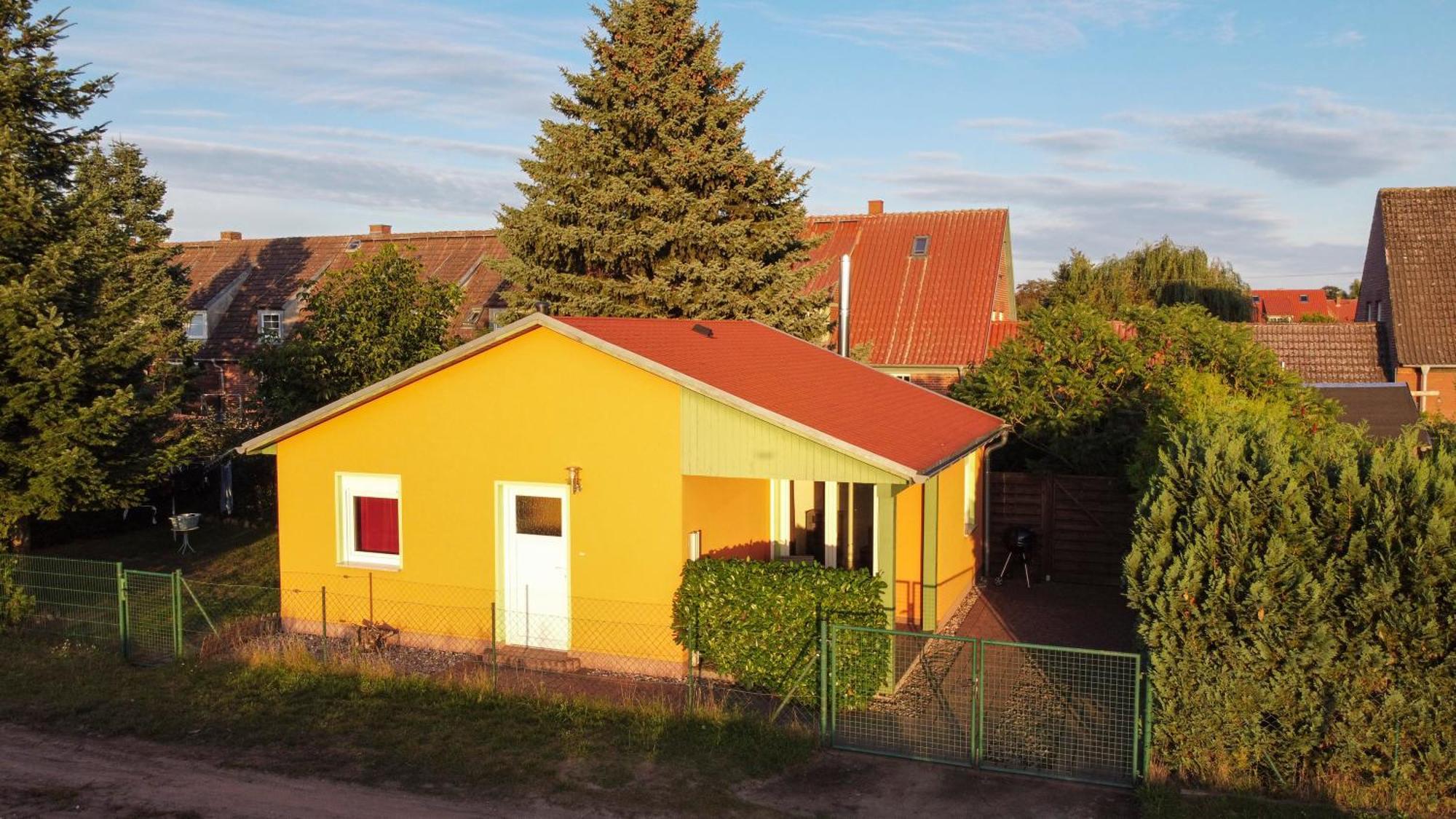 Kleines Ferienhaus Am Feldrand 马尔乔 外观 照片